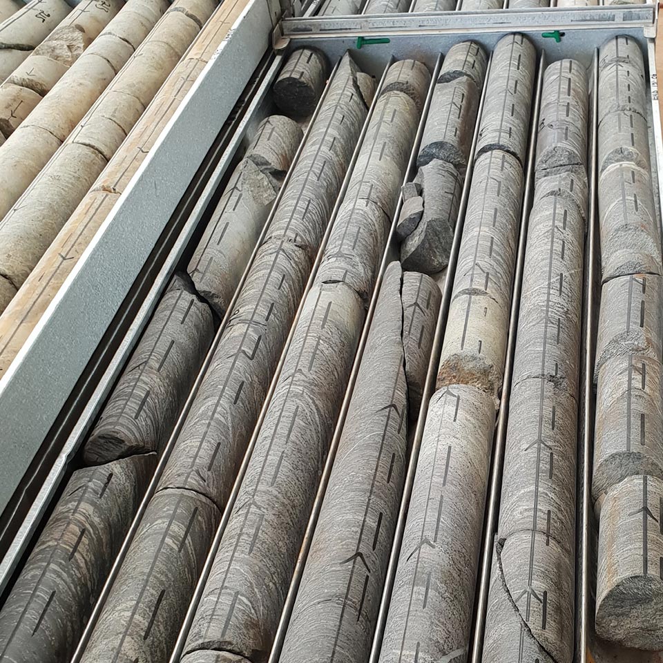 drill core samples